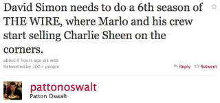 Illustration for article titled Charlie Sheen Shows Up The Oscars